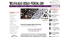 Desktop Screenshot of catalogue-bijoux-piercing.com